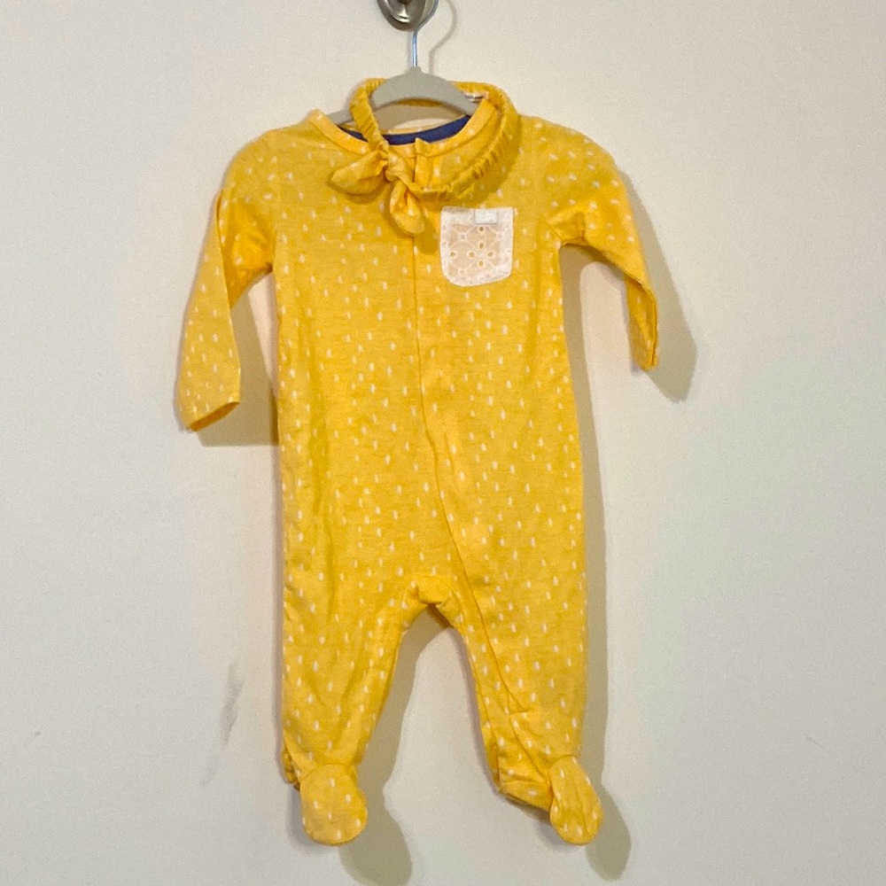 7 For All ManKind 1 Piece With HeadBand: 0-3M.